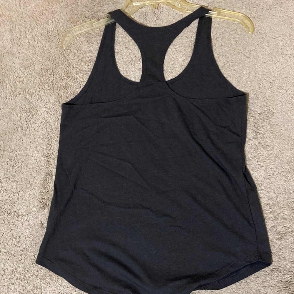 Billabong Black Tank Top with Gold Pineapple and Hawaii Print Size S - Picture 3 of 8